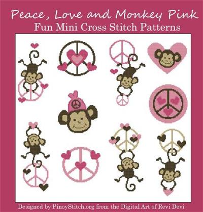 (image for) Peace, Love & Monkey Pink